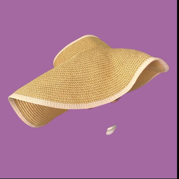 Saks Fifth Avenue Paper Sun Visor Hat - Picture 4 of 13